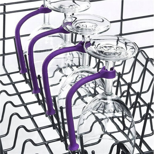 Stamware Saver Flexibel Diskmaskin Set Om 20 för Vinglas Glas Fasta 2