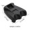 2X Support de Queue de Billard à 2 Trous, Support de Queue de Billard Lesté Portable, Support de Queue de Billard avec Porte-Craie 7