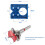 4X Concealed Hinge Jig Forstner Bit Sets-35mm Hinge Hole Cutter for Cabinet Hinges and Mounting Plates 3