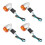 8PCs Motorcycle Turn Signals Amber Lights LED Indicator for 3