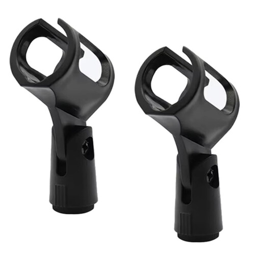 4pcs Universal Microphone Stand Clips Adjustable Mic Clamp Mount Holders for Secure and Flexible Placement 1