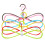 18Pcs 8-Shaped Plastic Non-Slip Hanger Space Saving Clothes Drying Rack Hanger Coat Hangers 2