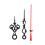 4X for Bambu Labs Clock MH011 Maker'S Supply Model Hardware for  Clock Components Kit MH011 3