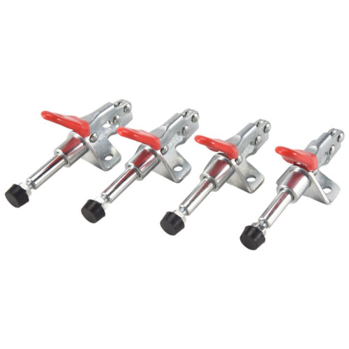 20Pcs GH-301AM 45Kg Toggle Clamp Quick Release Pull Action Vertical/Horizontal Type Clamps Hand Tool for Woodworking