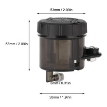 2X Tank Oil Cup Universal Motorcycle Front Brake Clutch Sports Fluid Reservoir Master Cylinder Oil Cup Modification Part