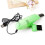 2X USB  Vacuum Cleaner Keyboard Tool PC Notebook Computer Brush Dust Removal Kit Computer Cleaning Tool, Green 5