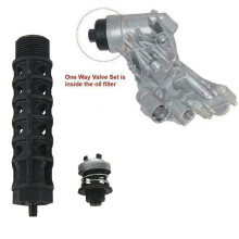5X Engine Oil Cooler Filter Single Way Valve for Cruze Sonic Aveo Astra 5541525 93186324 12992593 55353322