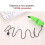 2X USB  Vacuum Cleaner Keyboard Tool PC Notebook Computer Brush Dust Removal Kit Computer Cleaning Tool, Green 3