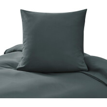 Breathable Microfiber Bedding Set 4-Piece Smooth Grey 140x200 cm — bedding 140x200, bedding set, microfiber bedding