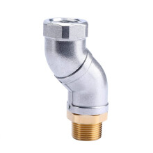4X Tubo Flessibile del Carburante da 1 Pollice Girevole 360 Connettore Rotante per Ugello del Carburante Girevole per Aereo Carburante Multipiano