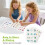 400 Sheets Blank Release Paper Pages for 6-Ring A5 Sticker Binder Organizer Double-Side Reusable Insert Refills 9