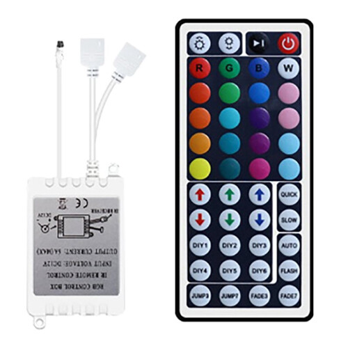 3X LED Strip RGB Control Box con Telecomando 44Keys RGB Control Box 44Key 1