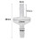 80 St 1/4 Tum Backventil 6 mm PVDF Envägsventil Inline Backventil Backventil Backventil för Bränsle Gas Flytande Luft 3