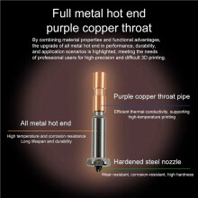 2 Set 0.4MM Kobra 3 Max Hotend for Kobra 3 Max Hotend Kobra 3 Max Nozzle Throat 0.4mm Replaceable Nozzles