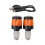 4Pcs Electric Scooter Handlebar Lights, LED Warning Light,Waterproof Turn Signal Lights 3