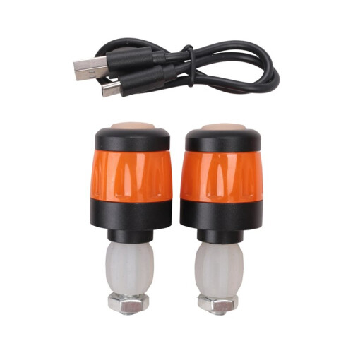 4Pcs Electric Scooter Handlebar Lights, LED Warning Light,Waterproof Turn Signal Lights 2