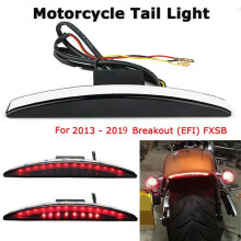 2X Moto Embout de Garde-Boue Arrière le Frein à LED la Lampe de Feu Arrière Convient pour Breakout FXSB 2013-2019 Embout de Garde-Boue Arrière