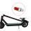 2X Acessórios para Scooter de 8 Polegadas Amortecedor Scooter Elétrico Roda Traseira Mola Do Amortecedor para 3