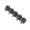 40 Pcs SPST Black Button /Off Round Rocker  AC 6A/125V 3A/250V 3