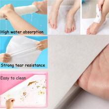 200PCS Bird Cage Liner Papers, Disposable Cage Paper Liners Precut Absorbent Cushion Pad Mat for Pet Bird