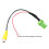 20X Car Rear View Camera RCA Video Reverse Camera Convert Cable Adapter for  Vitara Swift Sx4 4