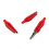 200 Pcs Black Red Soft Plastic Coated Testing Probe Alligator Test Clip 5