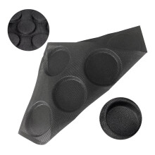 5X 8 Löcher Hamburger Brötchen Pfannen für Backen Masche Silikon Brotback Formen für Backen Nicht Klebend Perforierte Backen Formen