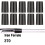 20 PCS  Iron Rubber Sleeve Black .370 Diameter Rubber Sleeve Height 19mm Iron  Ring 7
