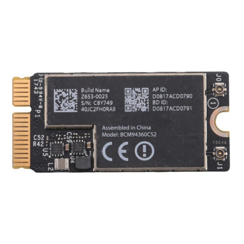 2X BCM94360CS2 Cartão Wi-Fi Sem Fio  4.0 802.11Ac Hackintosh MacOS para Air 11 Polegadas A1465 13 Polegadas A1466 2013 MD711LL 2