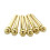 Metal Acoustic Guitar Bridge Pins 36pcs Brass Guitar Strings Fixed Cone String Pins String Nails 2