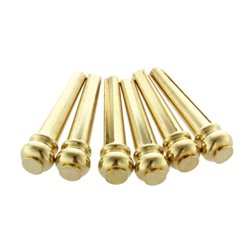 Metal Acoustic Guitar Bridge Pins 36pcs Brass Guitar Strings Fixed Cone String Pins String Nails 1