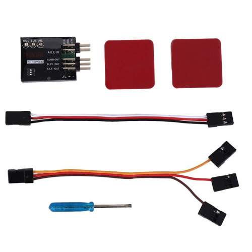 4X P1-GYRO 3-Axis Flight Controller Stabilizer System Gyro for Fixed Flying Wing Black 1
