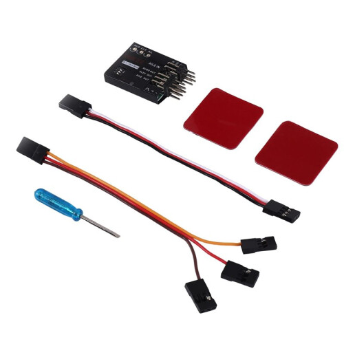 4X P1-GYRO 3-Axis Flight Controller Stabilizer System Gyro for Fixed Flying Wing Black 2