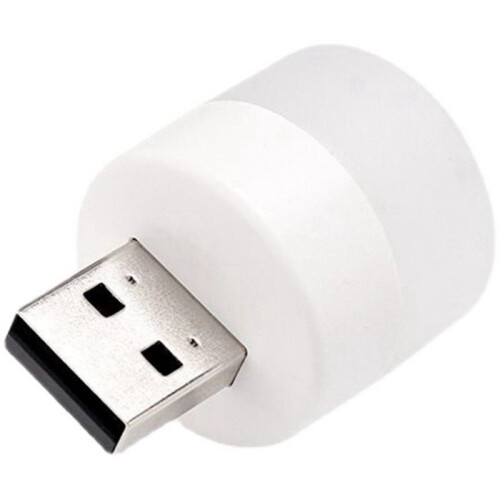 20Pcs  USB Night Light Eye Protection Book Reading Light USB Plug Computer Mobile Power LED Night Lamp,White Light 2