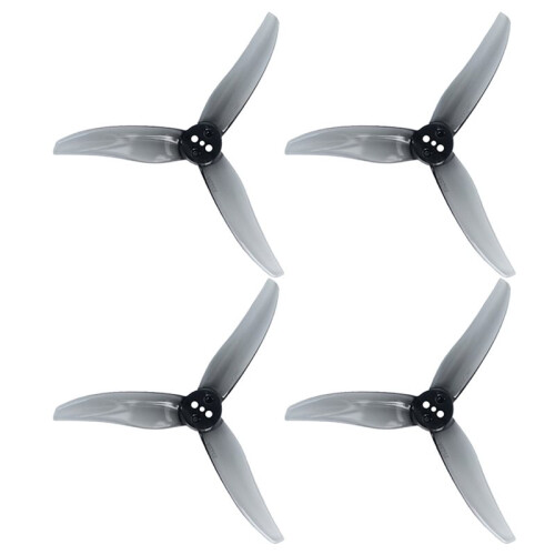 6 Pares 3525-3 Hélice de PC de 3 Pás de 1,5 mm com Três Furos para Motor de 1806-2004 para Drones FPV Freestyle de 3,5 Polegadas Toothpick A