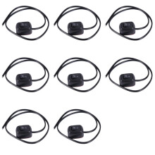 8X Car DIY Water Drop Shape Button OFF/ 12V for Fog Lights, DRL, LED Light Bar, Etc