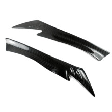 for  CX-5 CX5 2013-2016 Carbon Fiber Front Headlights Eyebrow Lamp Eyelid Cover Sticker Trim