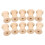 80Pcs Wooden Empty Thread Spools Natural Color 29mm X23mm 4