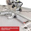3X Adjustable Cutting Machine Support Frame, Table Saw Stand, Table Saw Stand 6