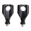 4PCS 11/8 Inch 28mm CNC Motorcycle Handlebar Mount Riser Clamp Aluminium HandleBar Mounts Clamp Riser Black 2