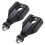 4PCS 11/8 Inch 28mm CNC Motorcycle Handlebar Mount Riser Clamp Aluminium HandleBar Mounts Clamp Riser Black 6