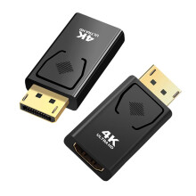 5X Adaptador de Vídeo Compatible con 4K Dp una Macho una Convertidor de Monitor de TV de Computadora Compatible con para PC TV