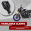 4PCS 11/8 Inch 28mm CNC Motorcycle Handlebar Mount Riser Clamp Aluminium HandleBar Mounts Clamp Riser Black 9