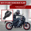 4PCS 11/8 Inch 28mm CNC Motorcycle Handlebar Mount Riser Clamp Aluminium HandleBar Mounts Clamp Riser Black 10