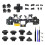2X Ergonomic Micro- Tactile Clicky Hair Trigger Kit+Joystick Cap for PS5 Controller BDM-030/040/050 12 Key Click A 3