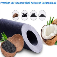 10x Carbon Water Filter 10-Inch Standard Whole House Carbon Wrap Sediment Odor Filter Cartridge 5 Micrometres