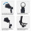 4 Pinces de Microphone Réglables pour Tambour, Support Antichoc pour Microphone et Micro 7