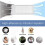 6PCS Vacuum Cleaner Filter Accessory for  EVE  Vacuum Cleaner Replacement Parts 7