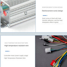 6X 48V 60V 64V 800W Hub Motor Controller 15Mos MAX 35A for Electric Bike E-Scooter Motorcycle Bldc Motor Controller