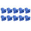 60PCS Powercon Connector 3 Pins 20A 250V Power Speaker Panel Socket Female for LED Screen Stage Lighting, 4
